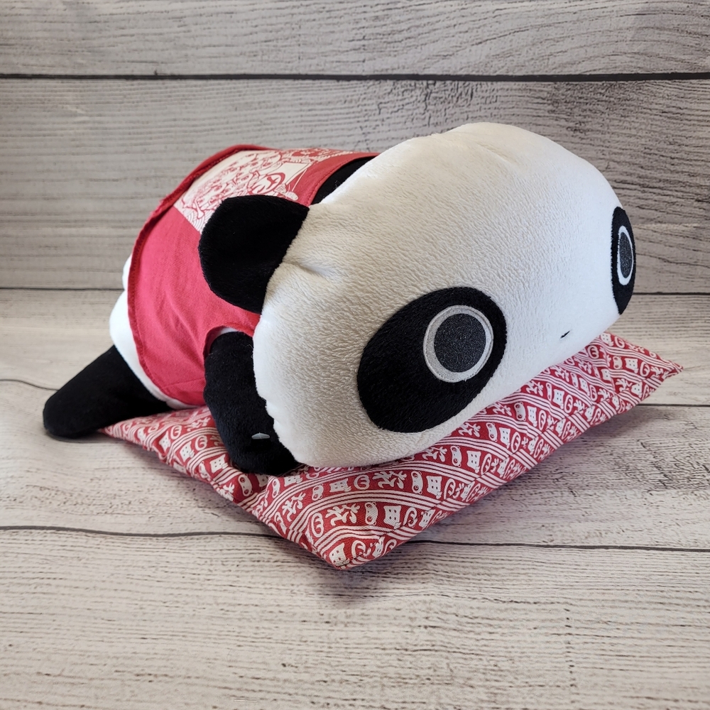 Rare San-X 2000 Sleeping Tare Panda Money Luck Pillow Plush